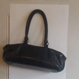 Zara leather large black bag